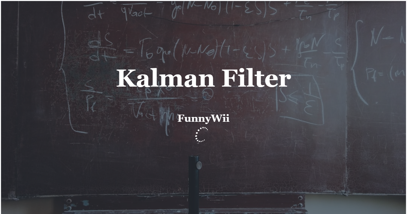 学习Kalman Filter（自用版）